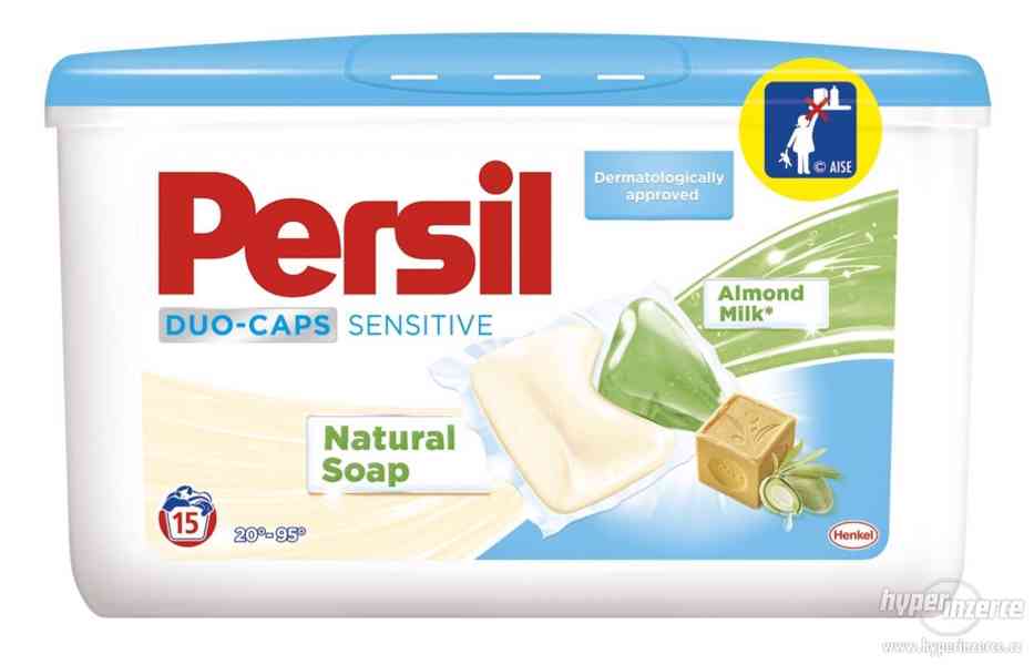 Kapsle na praní Persil DuoCaps Sensitive box (15 praní) (900 - foto 1