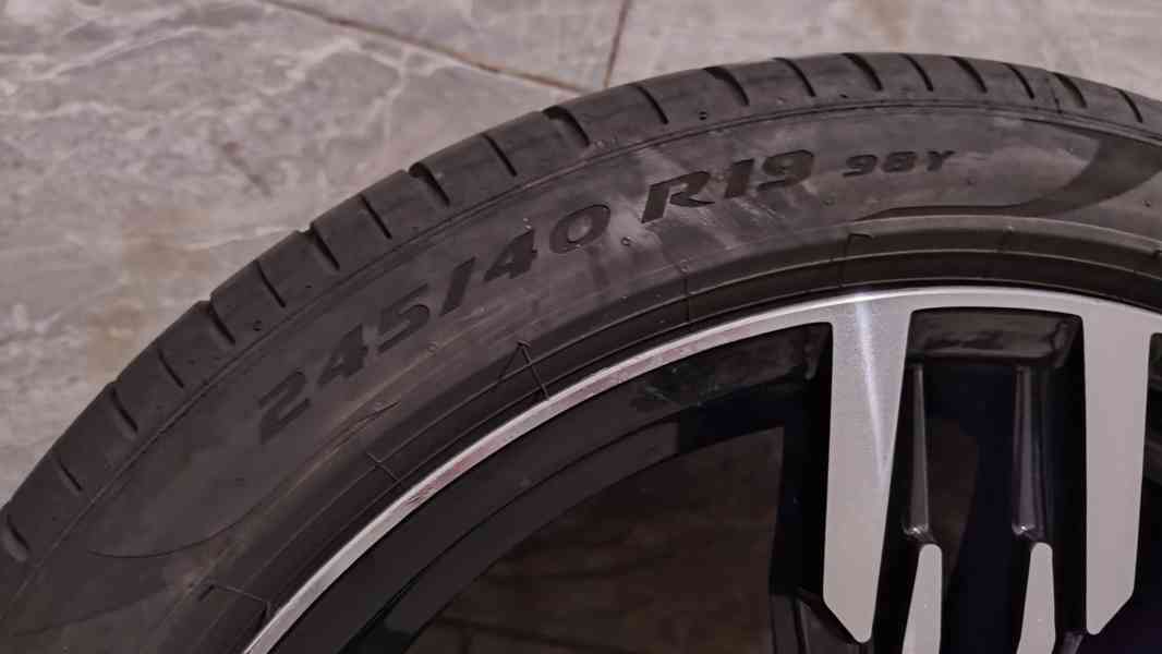 Alu kola bmw 5x120 R19 nove letní Pirelli pzero  - foto 4