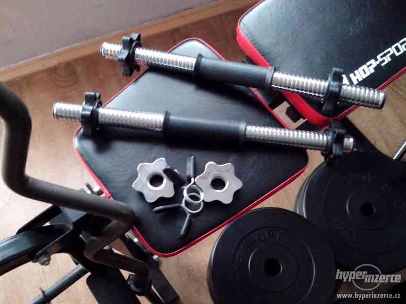 Prodám činkový set+ bench lavici, Osobní odběr Uherský Brod - foto 4