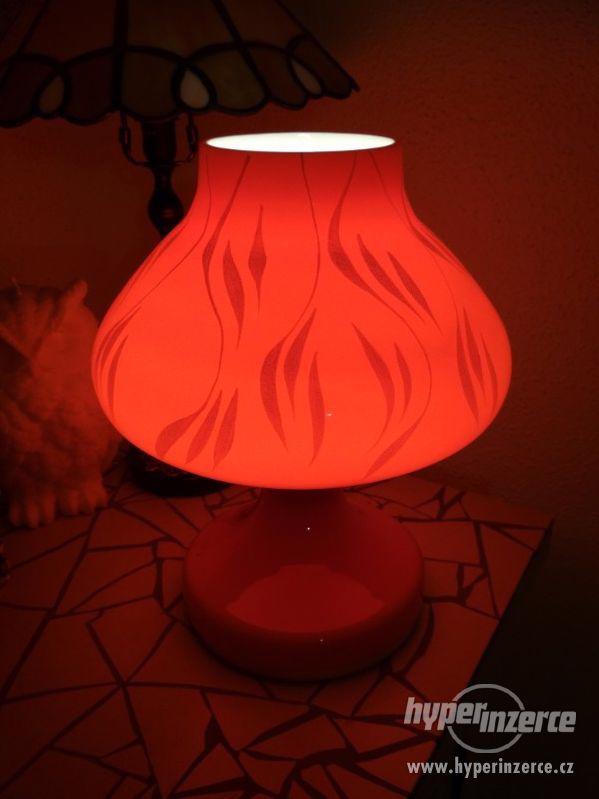 Retro Lampa Červená 70.léta - foto 2