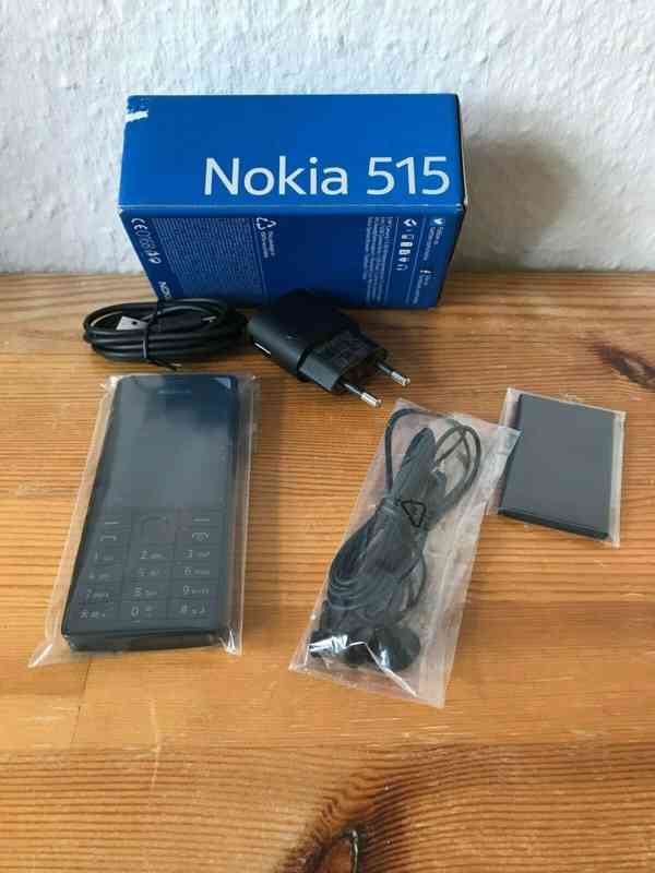 Nokia 515 mobil s klas.klávesnicí, kovový,Záruka_Nový - foto 1