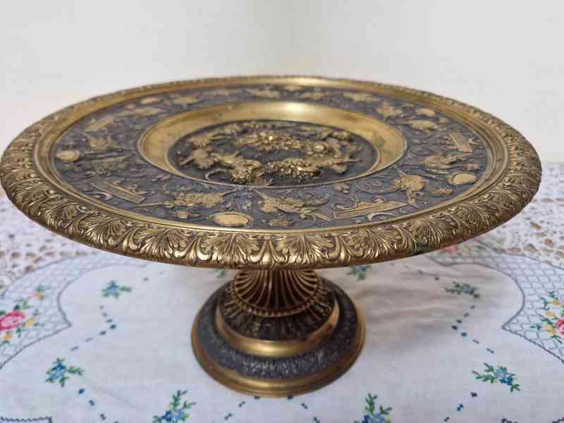 Luxusní  mosazný Nástolec s Putti - foto 6