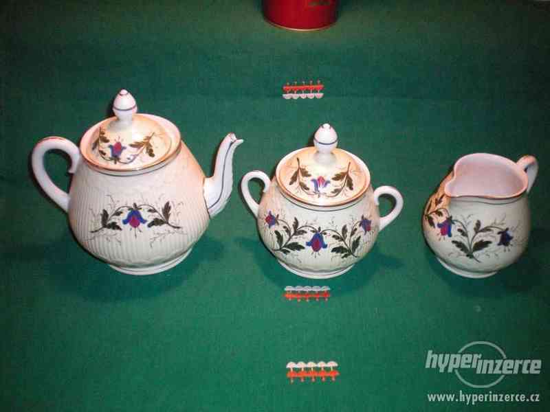 Starožitný čínský porcelánový čajový servis - foto 3