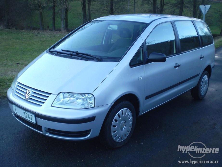 VW Sharan 1.9TDI 96kW, 2003, nová STK, výhřev čelního skla - foto 1