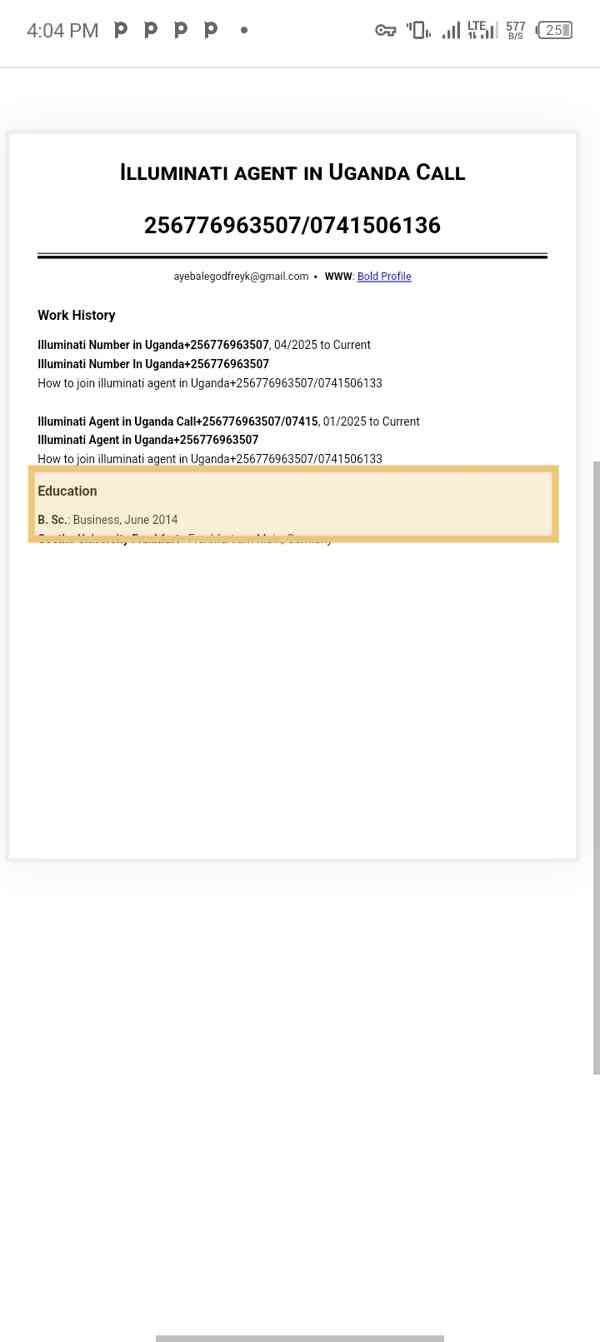 Illuminati agent in Uganda +256776963507/0741506136