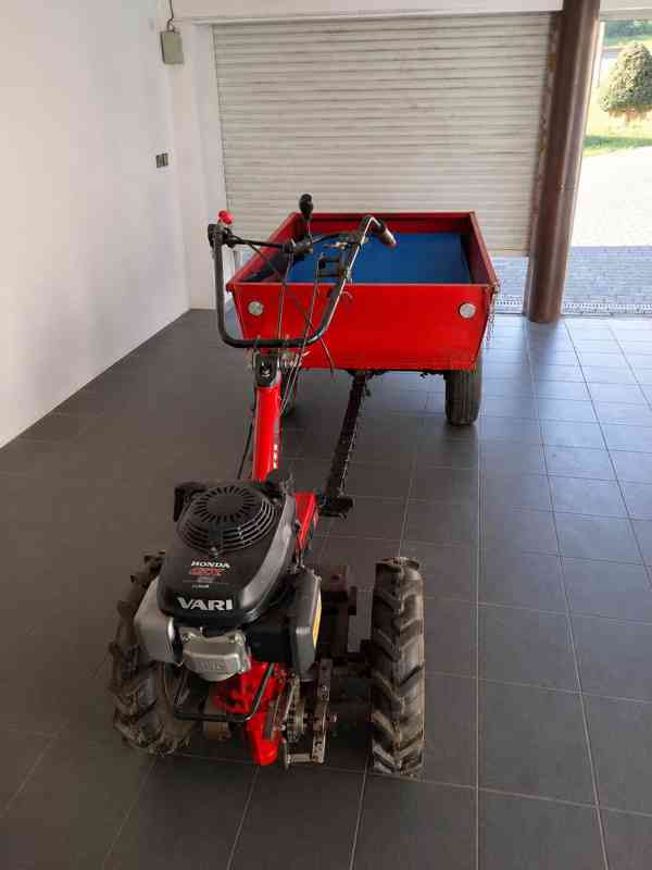 Malotraktor VARI - motor Honda GCV 160 + vozík ANV 350 - foto 2