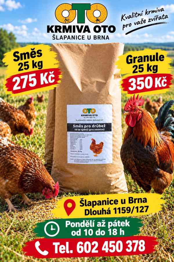 Granule pro Slepice, kuřice, kačeny drůbež  - foto 2