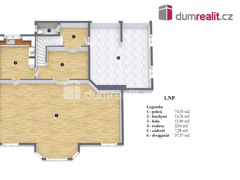 prodej vily 433m2, pozemek 2.269 m2,  Na Dlážděnce, Troja, Praha 7 - foto 11