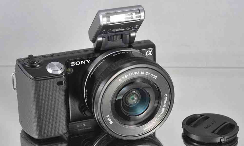 Sony NEX-5 + objektiv *DSLM*Full HDV*BAG*5000 Exp - foto 4