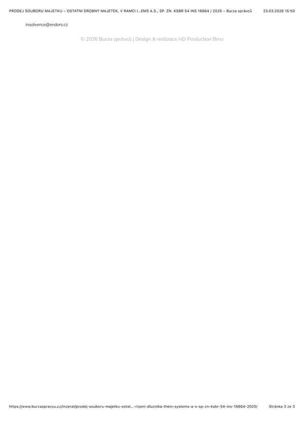 PRODEJ SOUBORU MAJETKU – OSTATNÍ DROBNÝ MAJETEK - foto 5