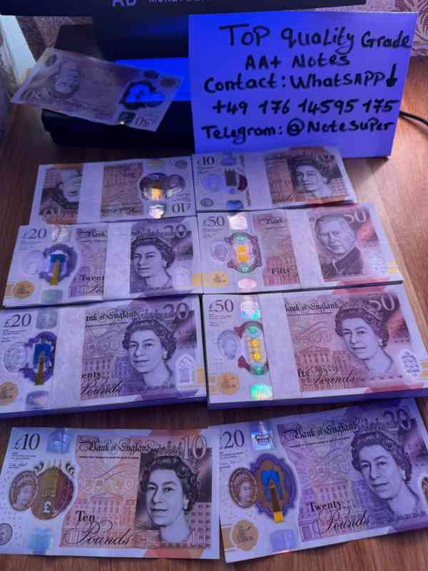 whatsapp +49 176 14595175 - Buy Counterfeit British Pounds  