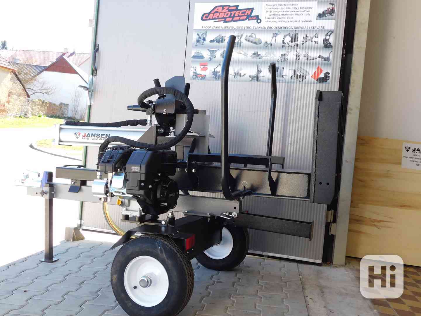 Jansen HS-22A62, 22 t, 62 cm, benzínová štípačka na dřevo  - foto 1