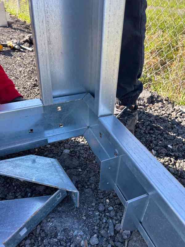 Ocelový rám pro montovaný domek/kemping 8 ×3,6m - foto 4