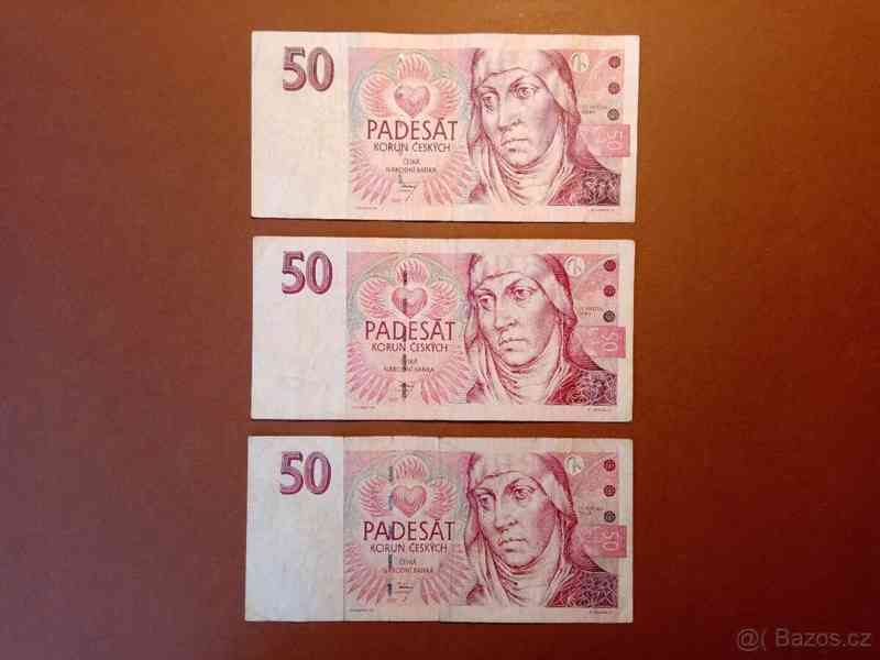 Bankovky 50 Kč 1997 - Vzácná série C !!! - foto 1