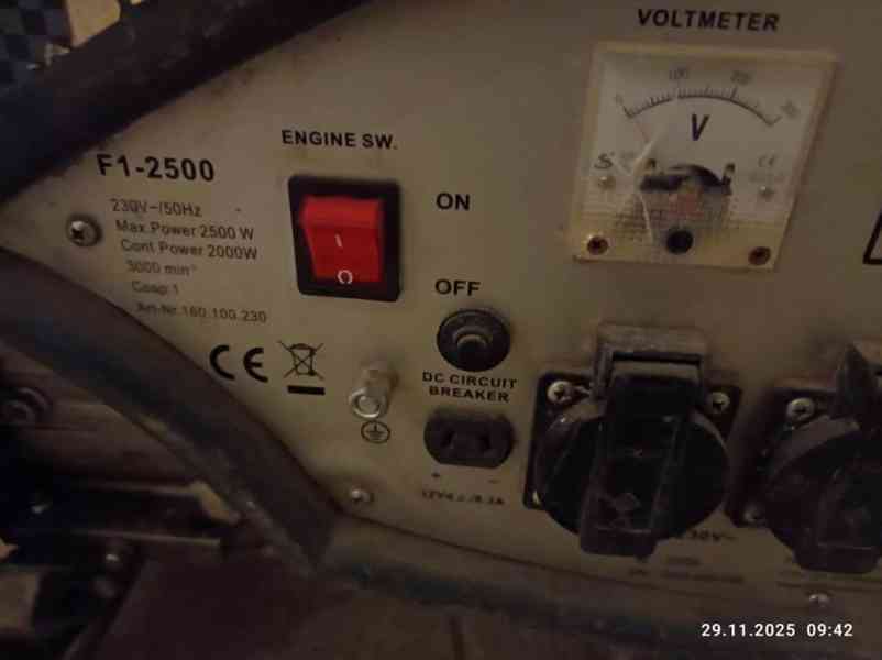 Prodám Elektrocentrálu Matrix F1-2500 - foto 2