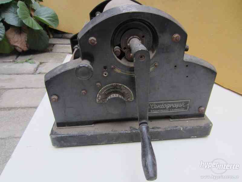 Historický tiskařský stroj Centograph Konigslutter - foto 1