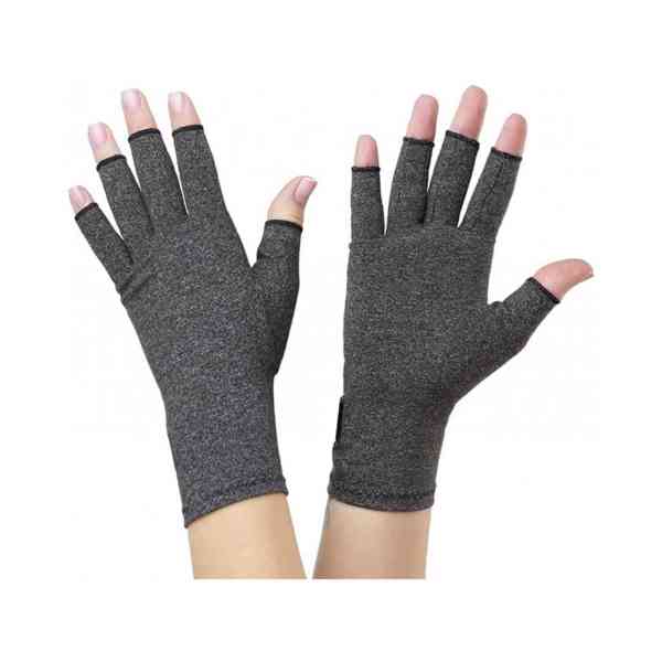 Kompresní rukavice při artróze - šedé - foto 5