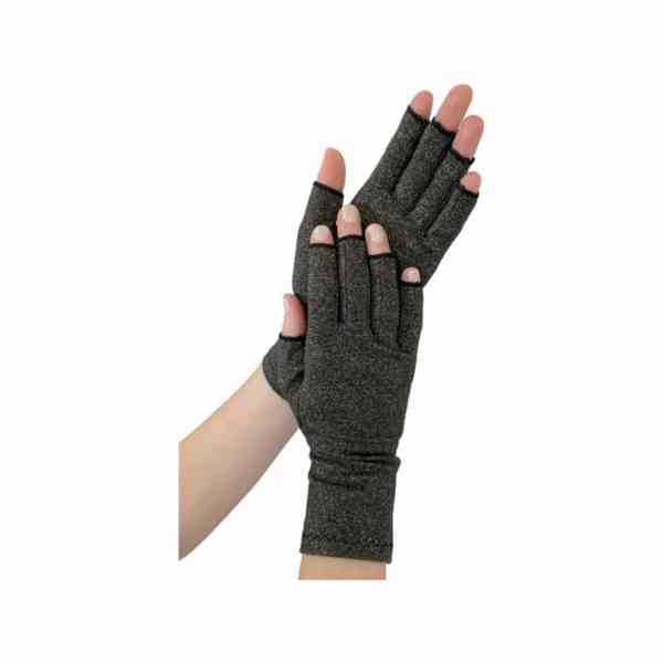 Kompresní rukavice při artróze - šedé - foto 2