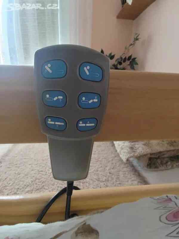 Zdravotní polohovací postel s matrací - foto 3