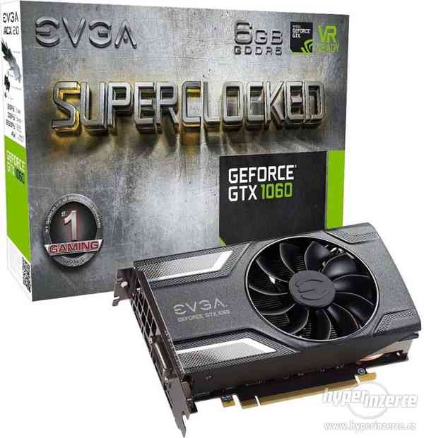 EVGA GeForce GTX 1060 6GB SC GAMING -nová, záruka - foto 1
