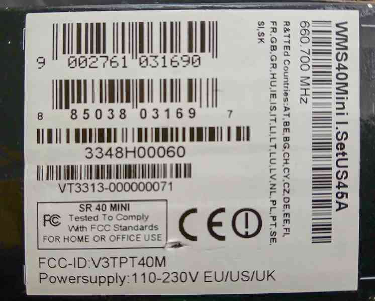 Prodám bezdrátový set pro kytaru AKG WMS 40 PRO MINI - foto 7