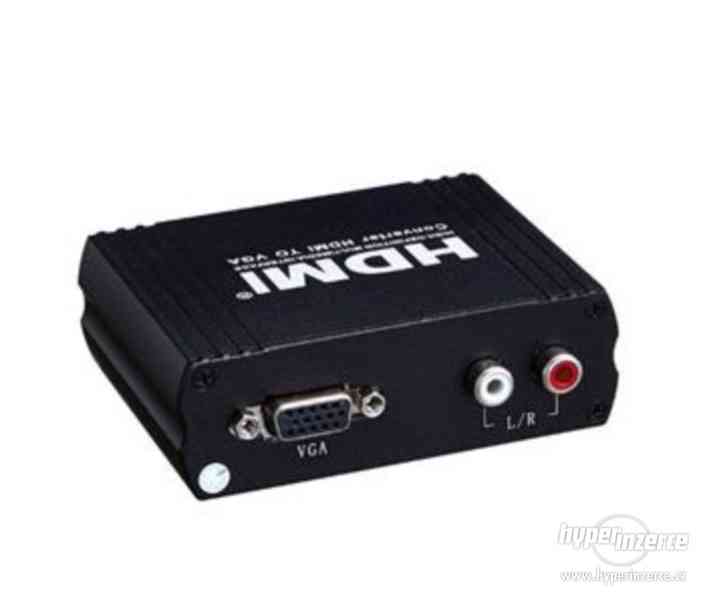 PremiumCord HDMI elektronický konvertor na VGA + audio L/R - foto 1