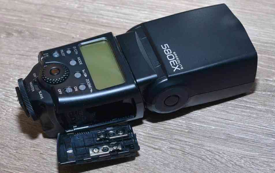 blesk Canon Speedlite 580 EX **E-TTL II*master-slave*S.Č.:58 - foto 6