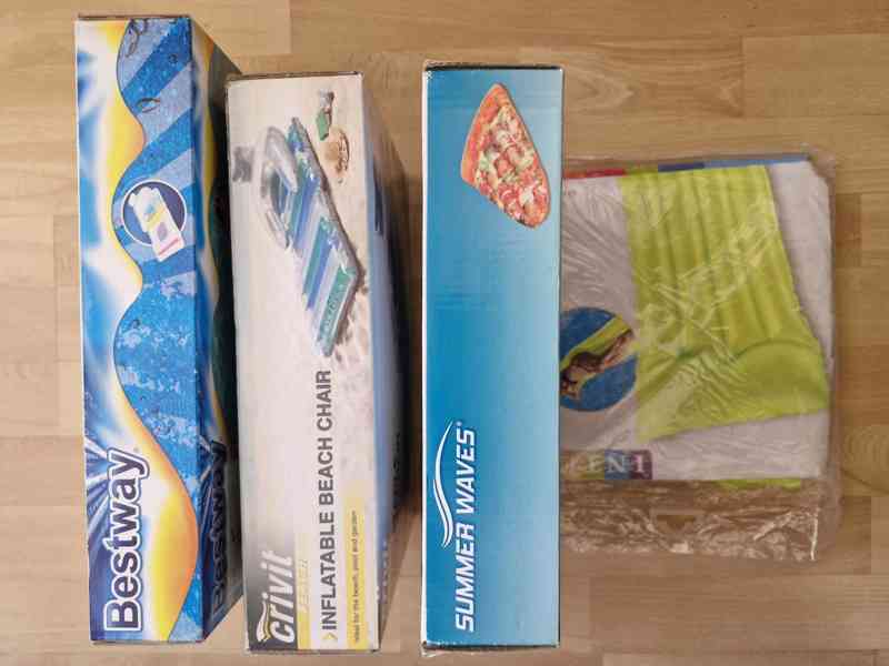 Až osm nafukovacích lehátek - nepoškozená, v původním obalu - foto 4
