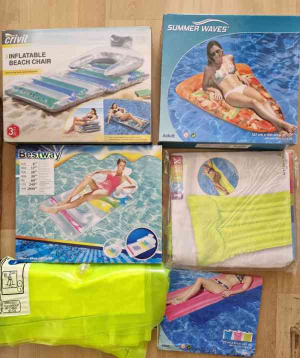 Až osm nafukovacích lehátek - nepoškozená, v původním obalu - foto 3