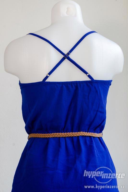 Nové modré šaty Zara - S - foto 2