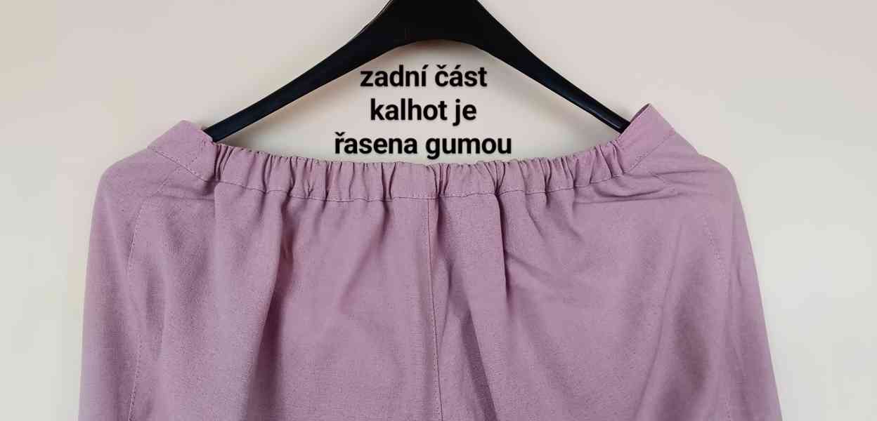 Kalhotový komplet se šálou. Vel.XXL . Šitý na zakázku. TOP!! - foto 13