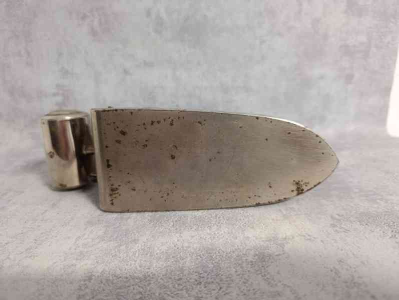 Velmi stará menší lihová žehlička OMEGA  - D.R.G.M - foto 10