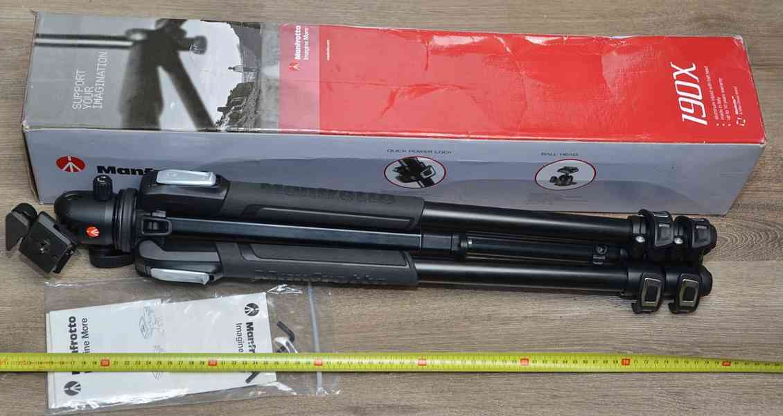 Manfrotto MK190X3-BH *Stativ s hlavou*nosnost 7Kg - foto 3