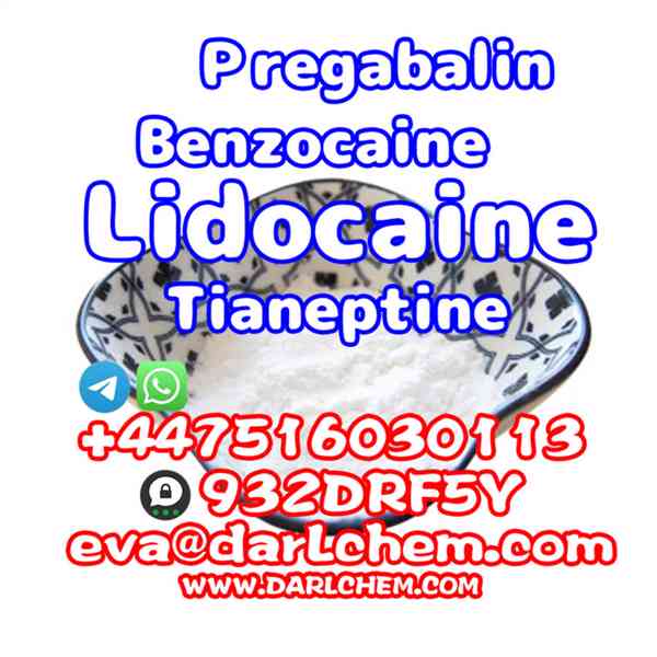 Lidocaine Tianeptine pregabalin raw Powder 137-58-6 Hot Sale - foto 4