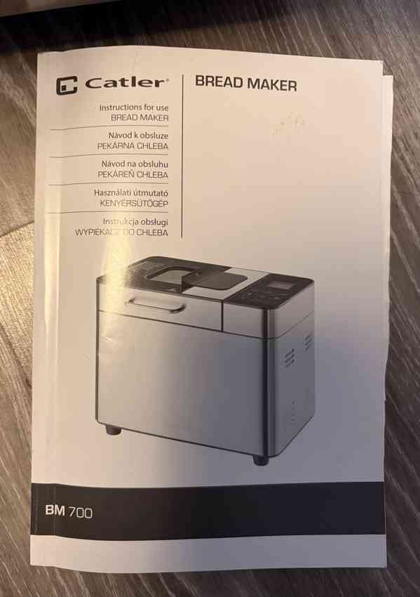 CATLER BM 700 PEKÁRNA CHLEBA - v ochranné fólii bez krabice - foto 6