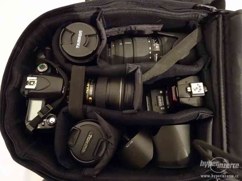 Foto sestava Nikon D80 + blesk + objektivy + příslušenství - foto 16