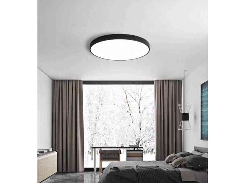 LEDsviti Černý designový LED panel 600mm 48W denní bílá - foto 2