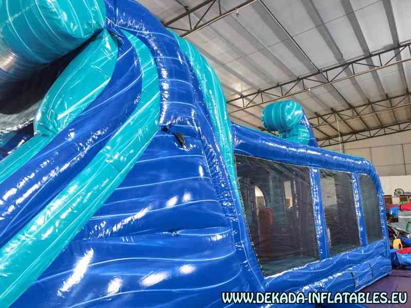 Nafukovací překážková dráha s bazénem – 12m x 3m  - foto 27