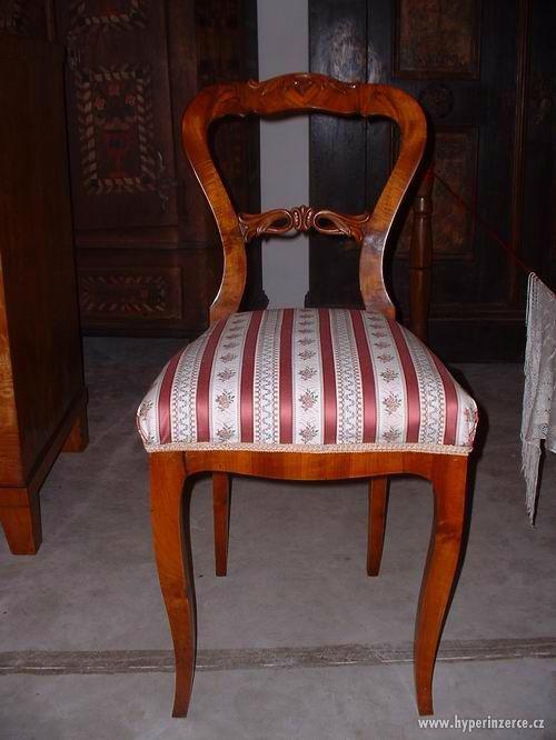 NÁDHERNÁ  biedermeier židle - foto 1