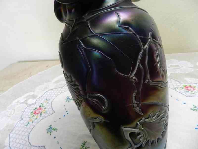 Luxusní větší secesní Váza Pallme Konig - foto 3