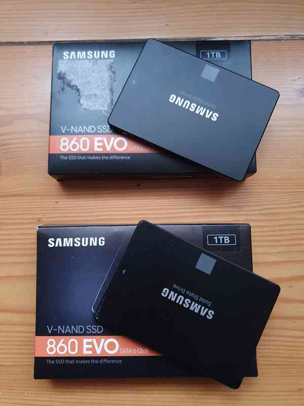 SSD disk Samsung EVO 860 SATA 1TB - 2ks, plně funkční - foto 2