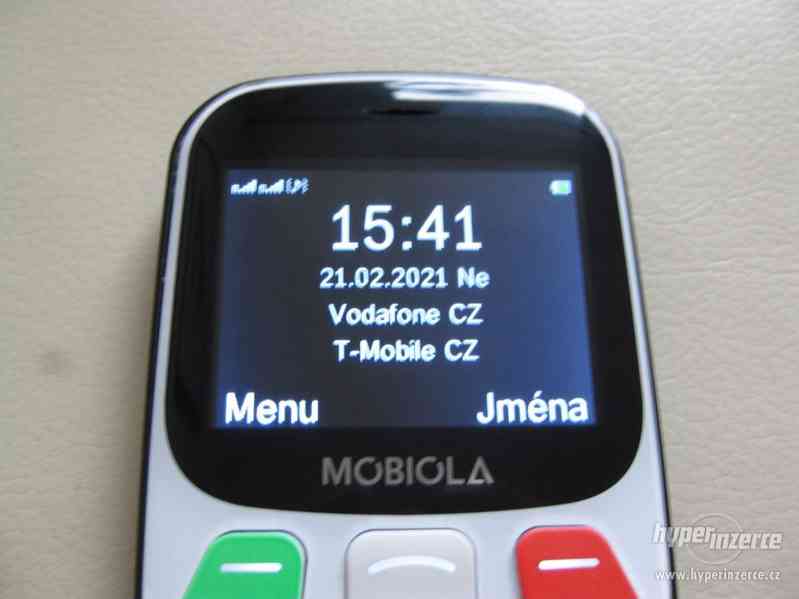 MOBIOLA MB800 - NOVÝ plně funkční tel.na dvě SIM karty s SOS - foto 3