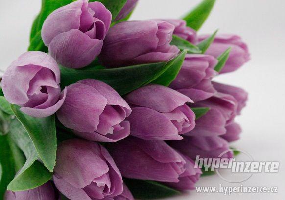 Umělé tulipány - několik barev - foto 2