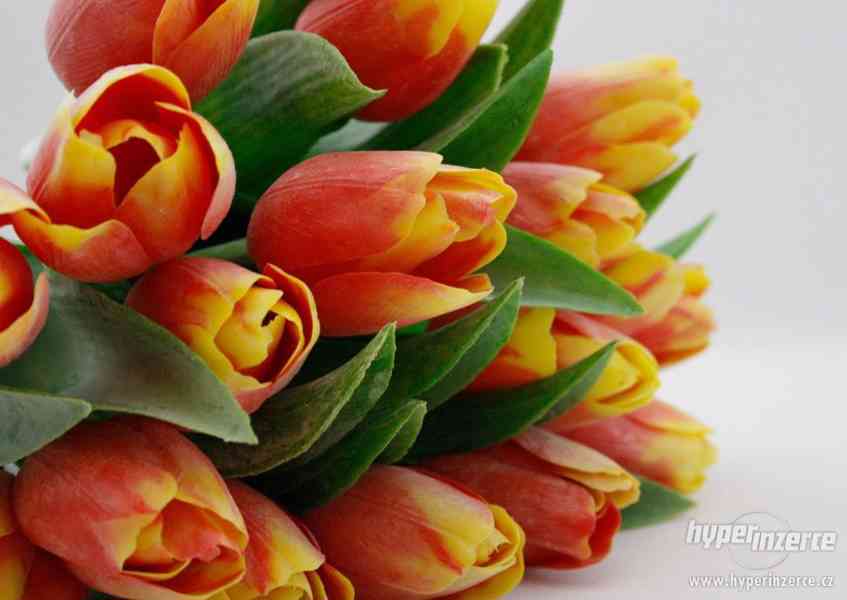 Umělé tulipány - několik barev - foto 5