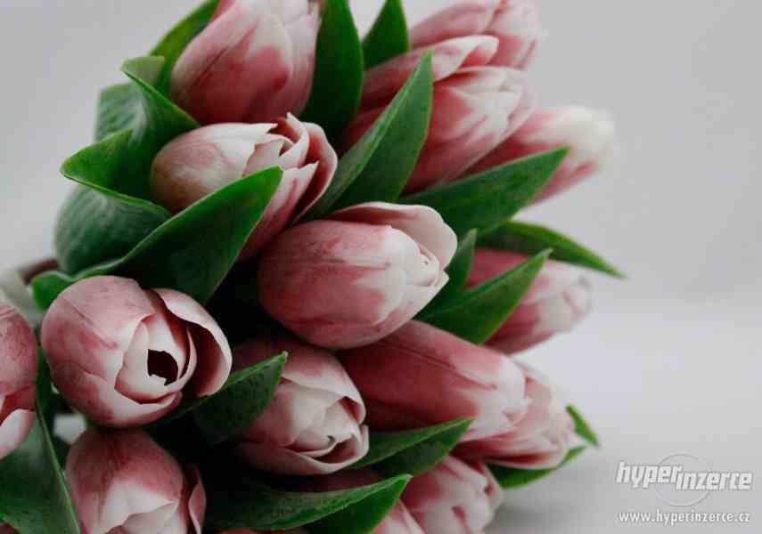 Umělé tulipány - několik barev - foto 8