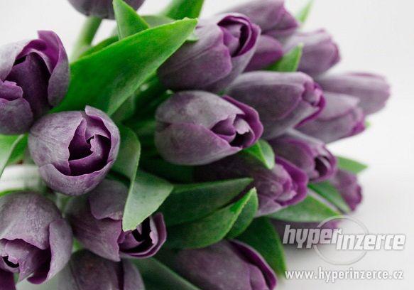 Umělé tulipány - několik barev - foto 11