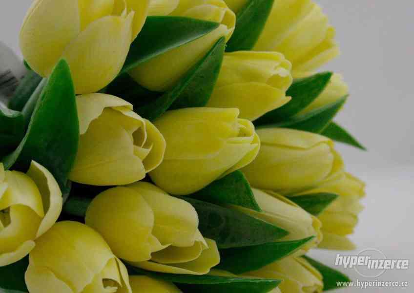 Umělé tulipány - několik barev - foto 12