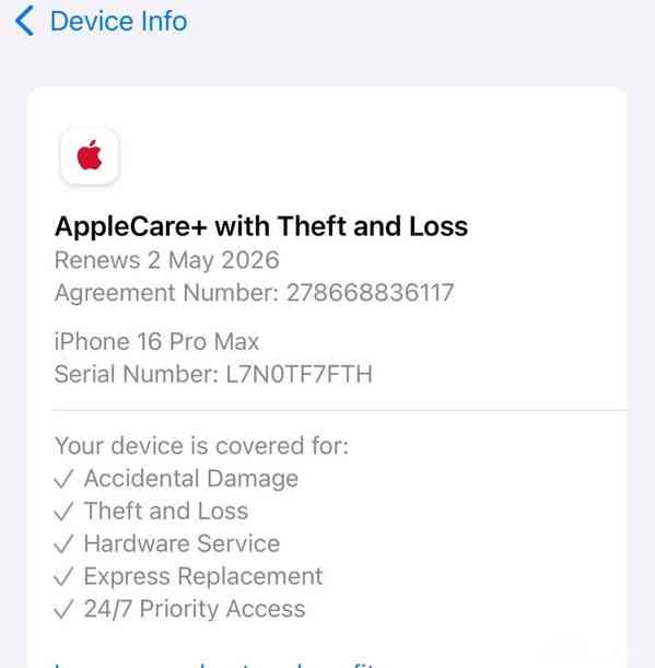 iPhone 16 Pro Max 256 GB Black – nový + AppleCare+ do 5/2026 - foto 3