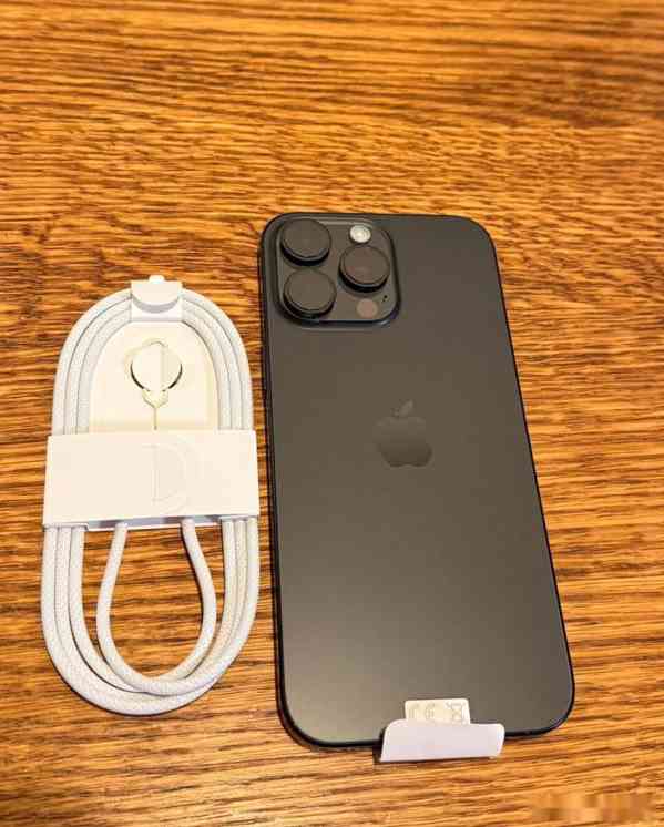 iPhone 16 Pro Max 256 GB Black – nový + AppleCare+ do 5/2026 - foto 1