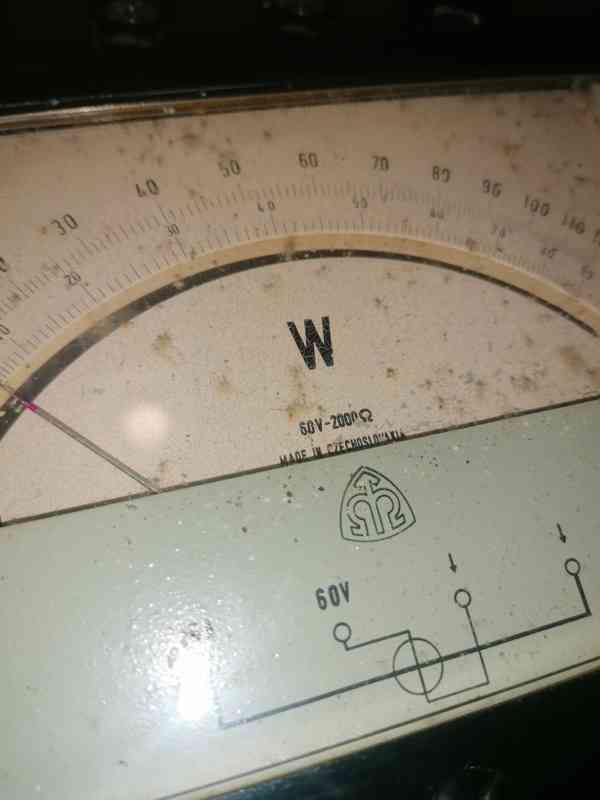 Wattmetr laboratorní - hodně starý - foto 2